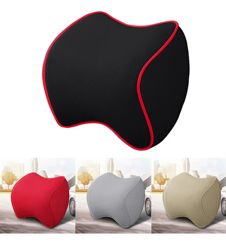 Cojin Soporte Cuello Y Lumbar Para Auto Almohada Memory Foam