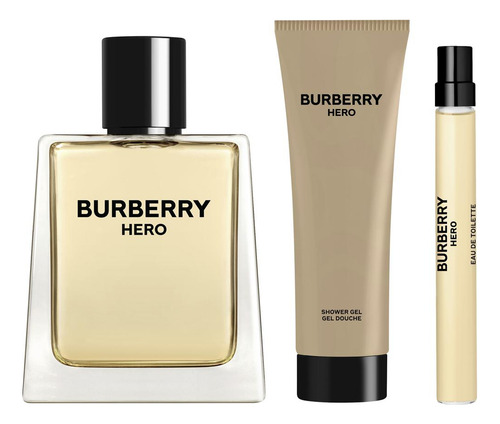 Perfume Hombre Burberry Hero Edt 100ml +10ml +shower Set