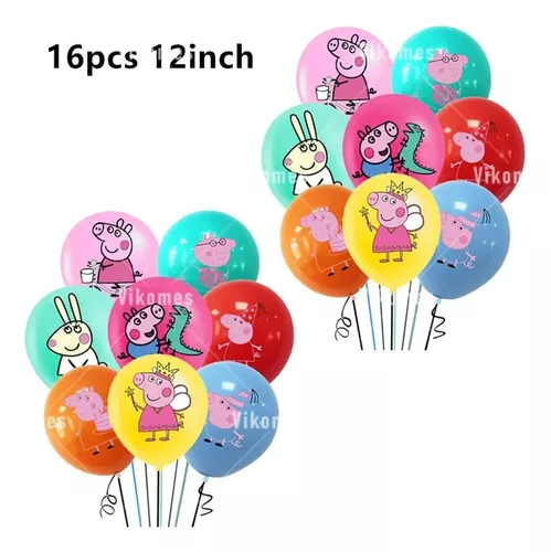 Set Globos Decorativos, Mantel, Banderín para Cumpleaños Peppa Pig – Tu  Fiesta a un Click