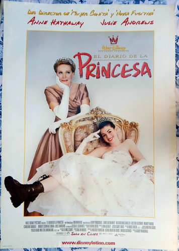 El Diario De La Princesa Walt Disney Poster De Cine Original