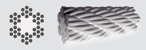 Guaya Acero 4 Mm Desnuda Flexible Alemana Nueva ?$. El Metro