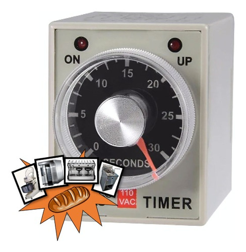 Timer Temporizador Multifuncional Para Amasadora Hs30 / Hs60