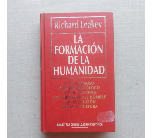 La Formación De La Humanidad Richard Leakey 1993 Tapas Duras