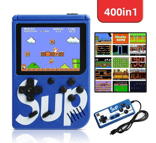 Consola De Videojuegos Portátil C/400 Juegos Y Pantalla 3 In