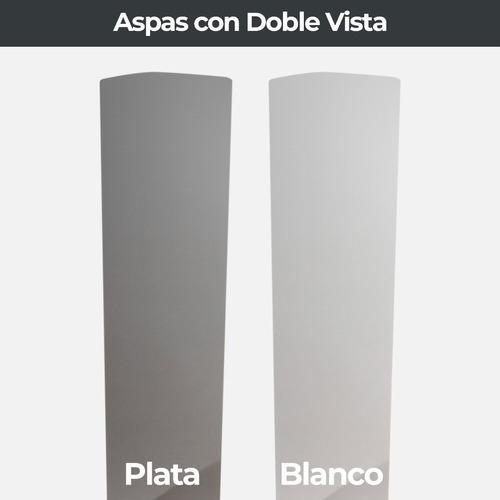 Ventilador De Techo 52 Níquel 40w 3 Aspas Reversible 2 Luces