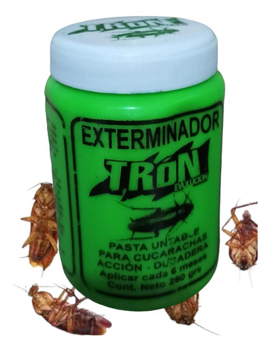 Cucarachicida, Exterminador De Cucarachas, Plaga, 4 Botes