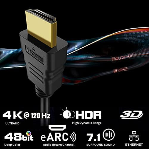 Cable Hdmi Tnp Ángulo Izquierdo 90 Grados (10 Pies) - Cable