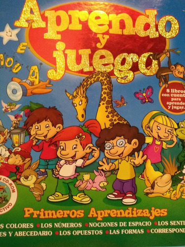 Aprendo Y Juego - Primeros Aprendizajes X 8 Tomos +cd