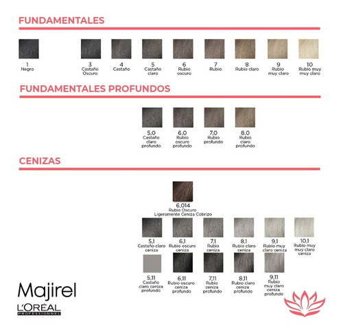 Imagen 2 de 7 de Kit X12 Tinturas Majirel X50grs Loreal Professionel