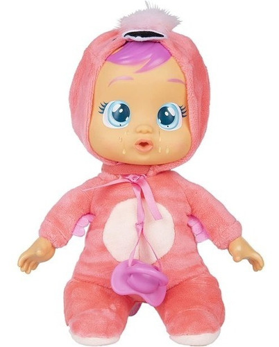 Cry Babies Bebés Llorones Fancy Flamingo Mini Original