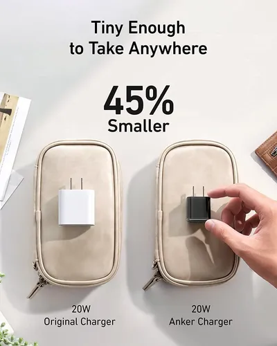 Anker 511 Charger, Nano Pro, Usb C, Piq 3.0, 20w, For Iph Aa