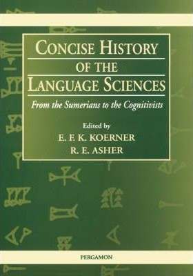 Libro Concise History Of The Language Sciences - E. F. K....