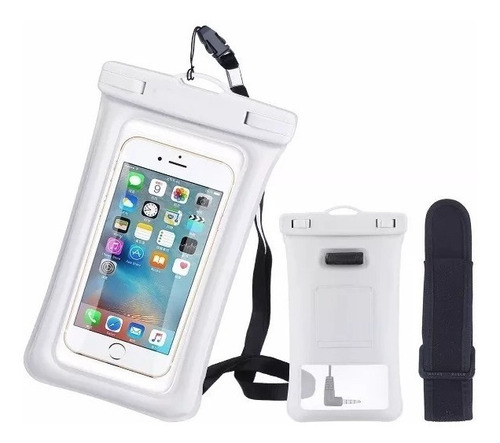 Funda Sumergible Celular Selfie Agua Con Entrada Auriculares