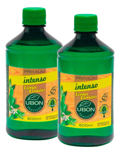 Kit C/2 Essências Alta Concentração De Lima-limão Ubon 500ml