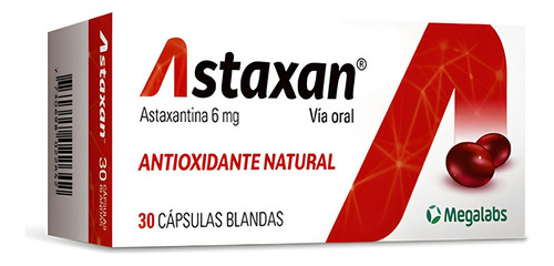 Astaxan® 6mg X 30 Cápsulas Blandas | Antioxidante Natural