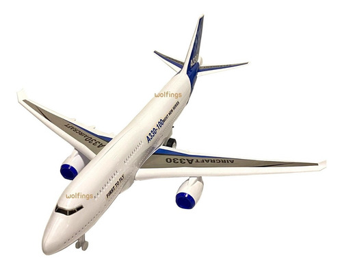 Imagen 4 de 10 de Avion Gigante De Juguete A Friccion Juego Con Luz Y Sonido