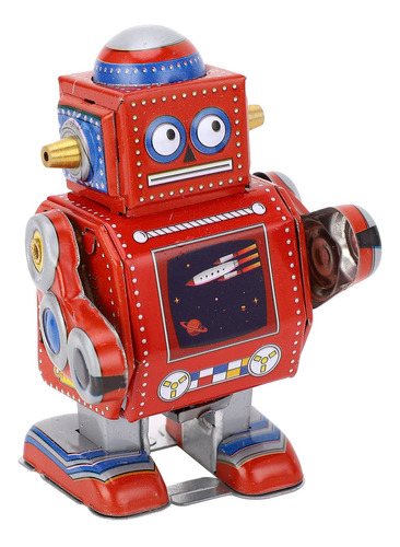 Robot De Juguete Mecánico Con Forma De Cuerda, Hecho A Mano,