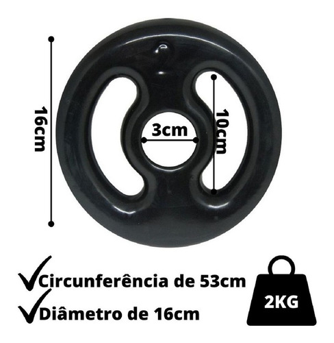 Anilha Emborrachada 2kgs