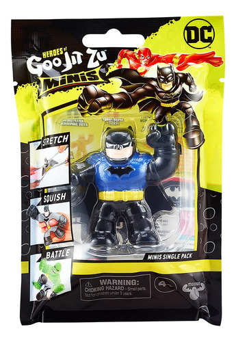 Boneco Elástico Batman Com Armadura - Goo Jit Zu Minis