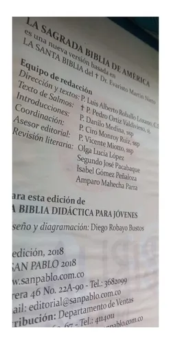 Biblia Didáctica Para Jóvenes. Con Estuche Azul.