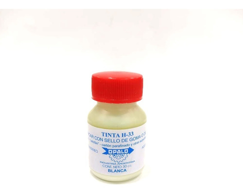 Tinta Opalo Indeleble Blanca 30 Cc