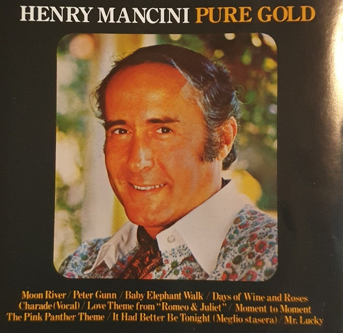 Cd Henry Mancini + Pure Gold + Moon River