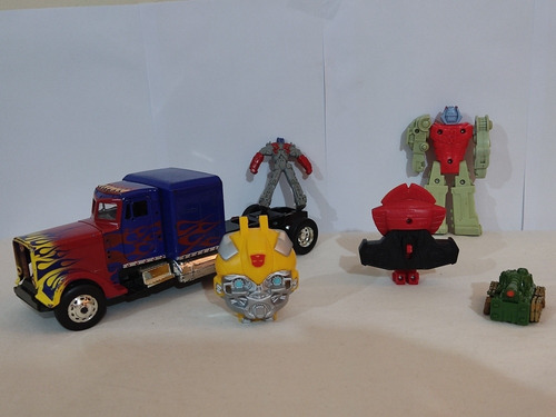 Transformers Lote De 6 Pzas Promocionales De Mcdonalds Y Mas (Usado)