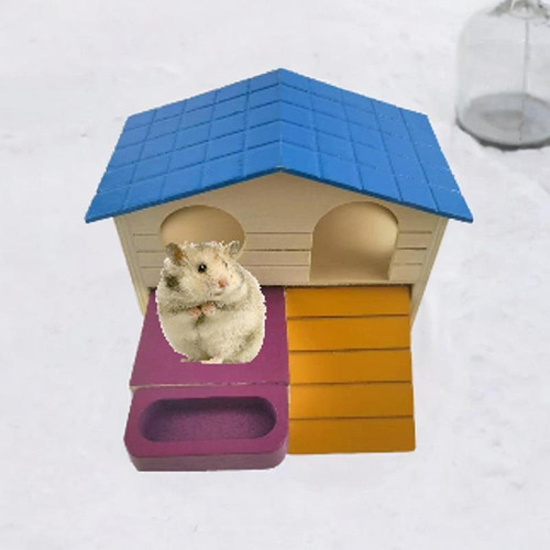 Hamster House Small Animal Hideout, Funny, Ejecation Toy,