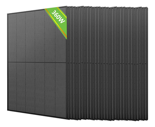 Panel Solar Full-black Alta Eficiencia Mono Modulo Pv Para