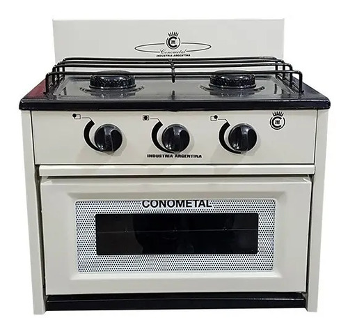 Anafe Cocina 2 Dos Hornallas Con Horno Gas Natural De Pared | Envío gratis