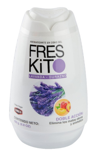 Desodorante Ambiental Cono Gel Freskito - Lavanda Durazno