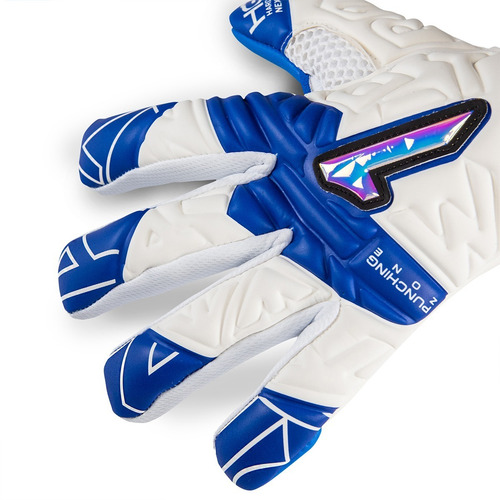 Guante De Portero Rinat Fiera Gk Alpha Niño Bco/azul