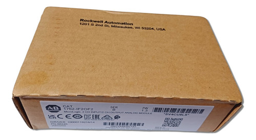 Allen Bradley Módulo Analógico 1762-if2of2 Plc Micrologix