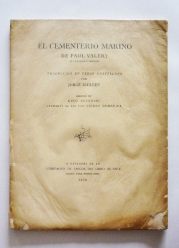 El Cementerio Marino - Paul Valery - Jorge Guillen 