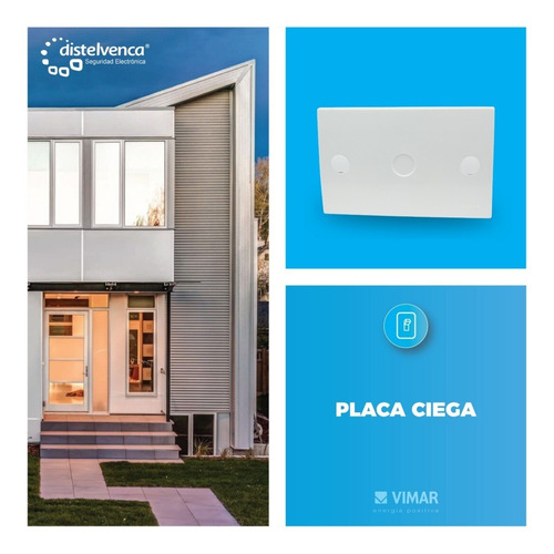 Imagen 2 de 2 de Combo De 4 Unid Tapa Placa Ciega Vimar Block