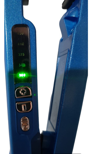 Plancha Profesional De Integranted Cerámic Heaters 450° Celeste