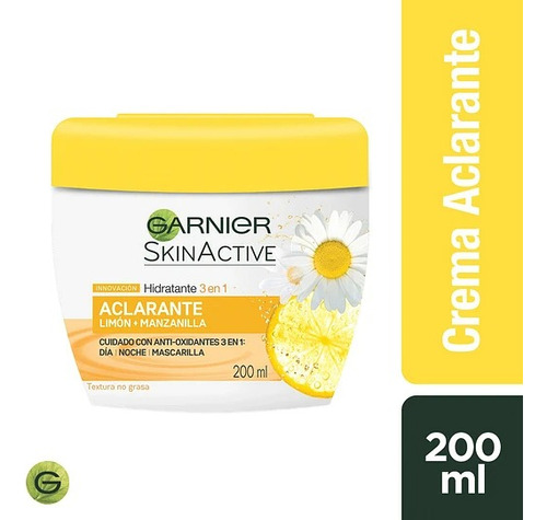 Crema Facial Garnier Skin Active Aclarante X 200 Ml