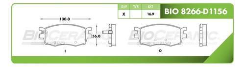 Balatas Delanteras Para Jac J4 1.5l 2018-2020 Bio8266d1156 &