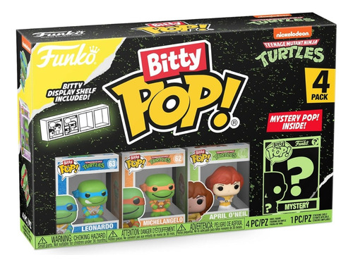 Funko Bitty Pop: Tortugas Ninja -4 Mini Figuras