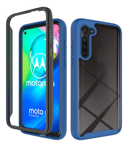 Protección Azul Real Para Motorola Moto G8 Power (versión De