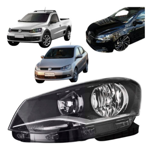 Farol Direito Duplo Gol, Voyage E Saveiro G6 13 A 16