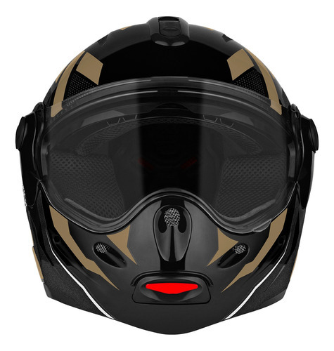 Capacete Articulado Robocop Etceter Captiva Stronger Faster Cor Dourado Tamanho do capacete 60