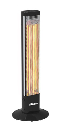 Calefactor Infrarojo Cv027 Liliana 600-1200w 220v-240v Color Negro