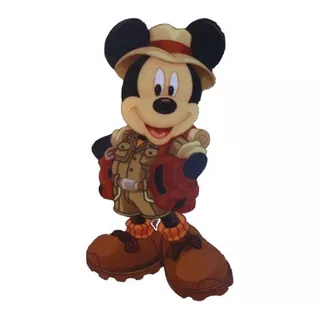 Aplique Termocolante Mickey Aventureiro Safari Disney 12un