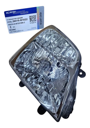 Faro Delantero Derecho Luv Dmax V6 3.5 2005 2006 2007 2008