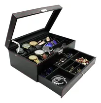 Comprar Organizador Y Expositor Joyas Relojes Joyas Y Anteojos Cuero