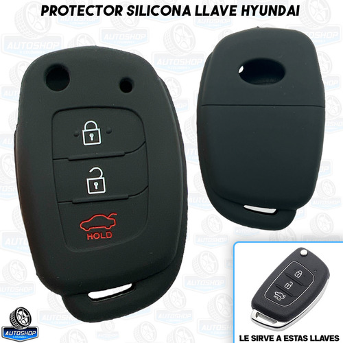 Forro Protector Silicona Llave Hyundai