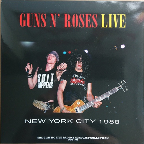 Guns N Roses Live In New York City Lp Yellow 