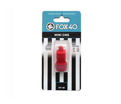 Silbato Fox 40 Mini Cmg Con Protector Negro Profesional