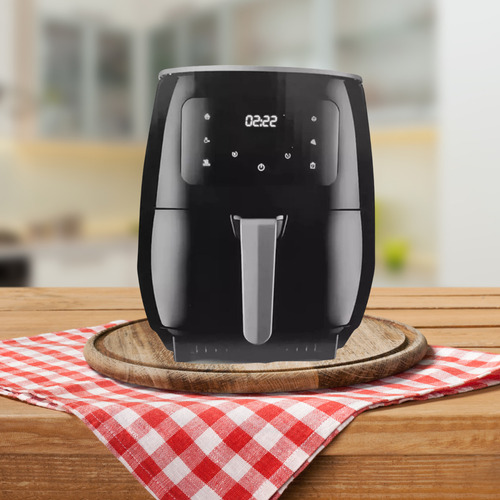 Air Fryer Fritadeira 4.5l Turbo Touch Sem Oleo Praticidade Cor Preto